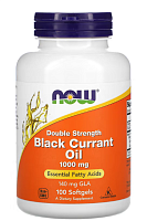 Black Currant Oil (Масло черной смородины) 1000 мг 100 softgel (NOW)