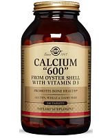 Calcium “600” Tablets (from Oyster Shell with Vitamin D3) 240 табл (Solgar)