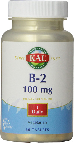 B-2 (Витамин B-2) 100 мг 60 таблеток (KAL)