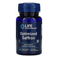 Optimized Saffron (Улучшенный шафран) с Satiereal 60 капсул (Life Extension)