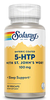 5-HTP Plus St John's Wort (5-HTP плюс зверобой) 100 мг 30 вег капсул (Solaray)