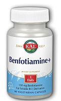 Benfotiamine+ (Бенфотиамин+) 150 мг 60 капсул (KAL)