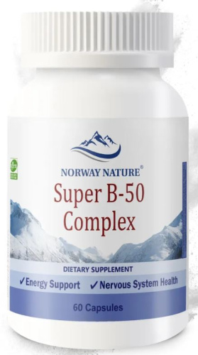Super B-50 Complex 50 капсул (Norway Nature)