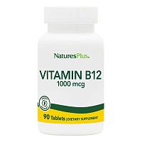Vitamin B12 1000 мкг 90 таблеток (Natures Plus)