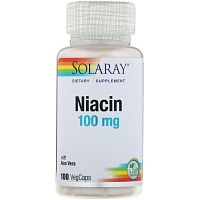 Niacin (Ниацин) 100 мг 100 капсул (Solaray)