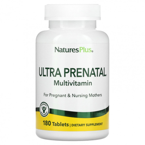 Ultra Prenatal пренатальные витамины 180 таблеток (NaturesPlus)