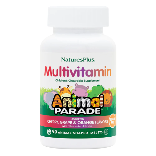 Animal Parade® Multivitamin Sugar-Free Children’s Chewables 90 таблеток (NaturesPlus)