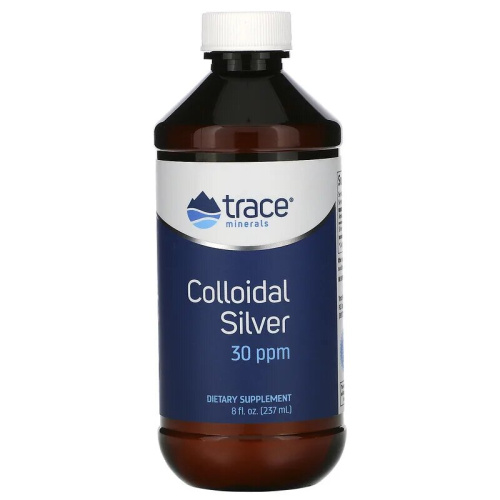 Colloidal Silver 30 PPM (Коллоидное серебро 30 частей на миллион) 118 мл (Trace Minerals) фото 2