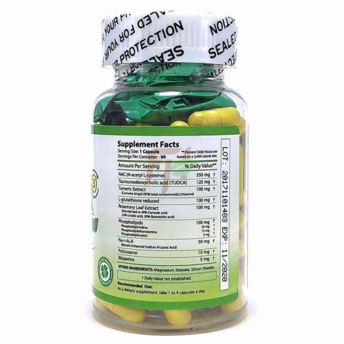 Liver Detox and Nutrition Formula (Tudca 125 mg) 90 капсул (REVANGE) фото 2