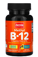 Methyl B-12 (Метил B-12) тропик 2500 мкг 100 жевательных таблеток (Jarrow Formulas)