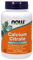 Calcium Citrate w/min (Цитрат кальция) 100 таблеток (NOW)