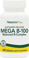 MEGA B-100 COMPLEX S/R 60 таблеток (NaturesPlus)